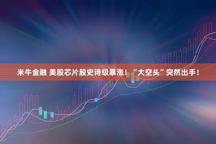 米牛金融 美股芯片股史诗级暴涨！“大空头”突然出手！